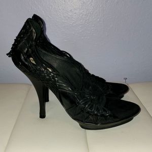 All Saints Sz 39 leather platform heels. 👠